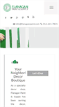 Mobile Screenshot of flanaganpaint.com